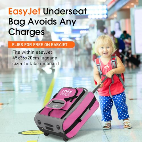 Pink Aerolite MiniMAX 30L Cabin Trolley Backpack