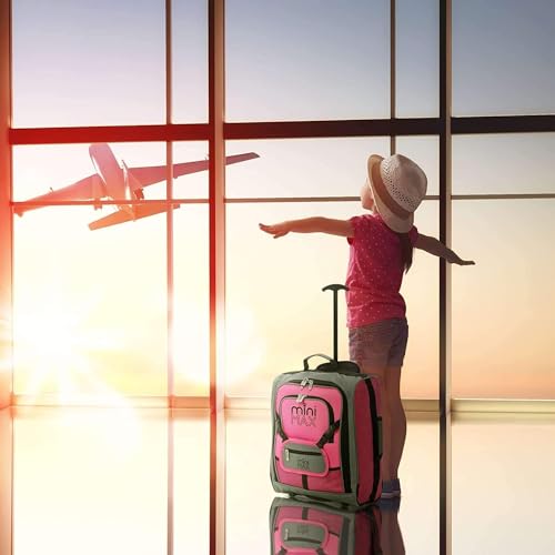 Pink Aerolite MiniMAX 30L Cabin Trolley Backpack