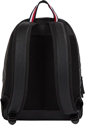 Tommy Hilfiger Men's Black Essential PU Backpack