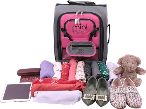 Pink Aerolite MiniMAX 30L Cabin Trolley Backpack