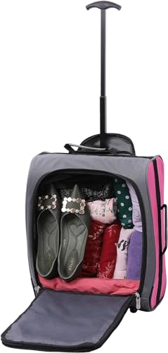 Pink Aerolite MiniMAX 30L Cabin Trolley Backpack