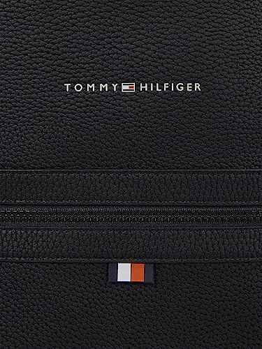 Tommy Hilfiger Men's Black Essential PU Backpack