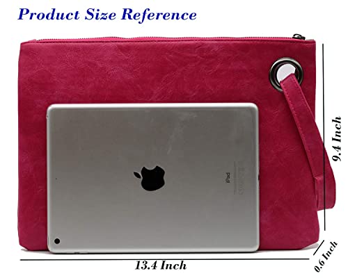 Kitty Large Rose Clutch Bag: Oversized Designer Handbag