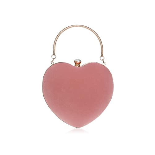 NICOLE & DORIS Damen Abendtasche Hellrosa, Umhängetasche Hochzeit