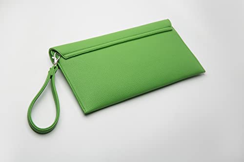 Craze London Faux Leather Clutch Bag (Light Pink)