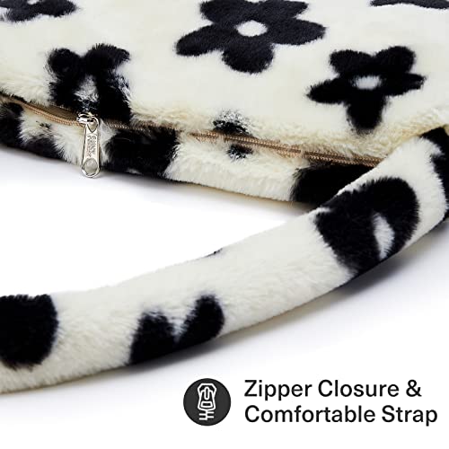 KALIDI Pink Fluffy Designer Handbag