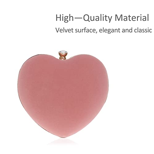 NICOLE & DORIS Damen Abendtasche Hellrosa, Umhängetasche Hochzeit