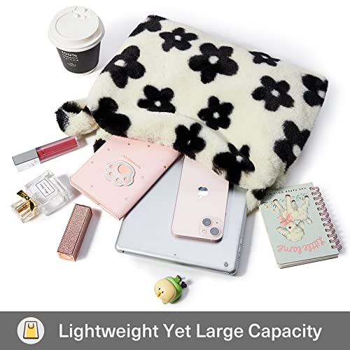 KALIDI Pink Fluffy Designer Handbag