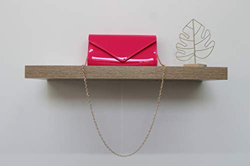 SwankySwans Alisa Fuchsia Pink Evening Clutch Bag
