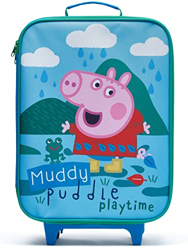 Peppa Pig Kids Designer Trolley Bag Blue