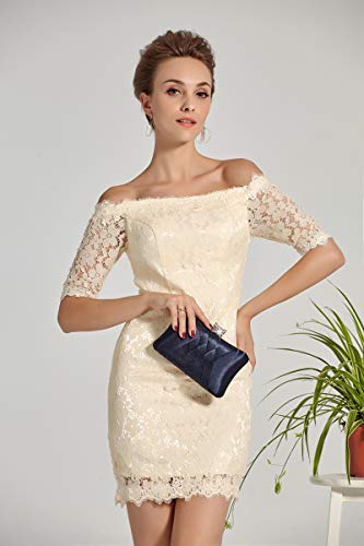 Ro Rox Francesca Crystal Evening Prom Box Clutch