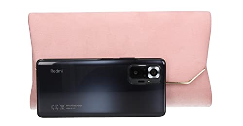 SwankySwans Suedette Anny Clutch, Sling Bag, Rose Color