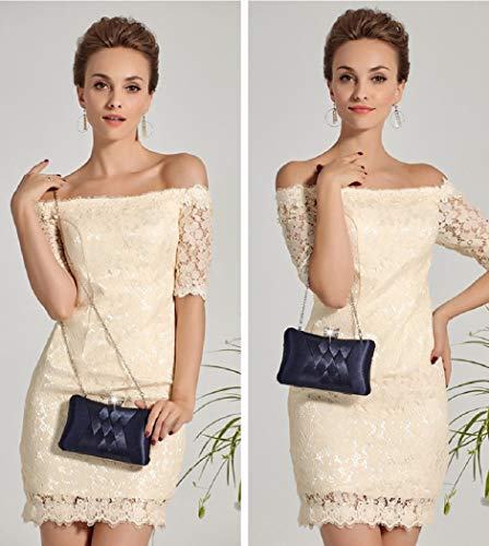 Ro Rox Francesca Crystal Evening Prom Box Clutch
