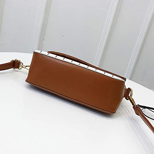 Rullar Small Pink Designer Handbag: Piano Key-Style Crossbody