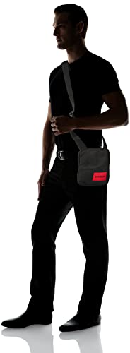 HUGO Mens Ethon Reporter Bag with Red Logo