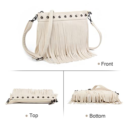 LHHMZ Fringe Shoulder Bags: Vintage Designer Crossbody Handbag