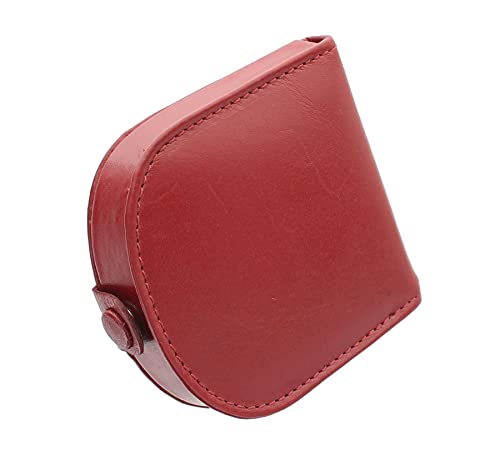 Visconti Monza Leather Tray Coin Purse in Red