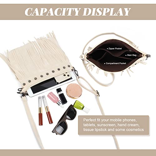 LHHMZ Fringe Shoulder Bags: Vintage Designer Crossbody Handbag