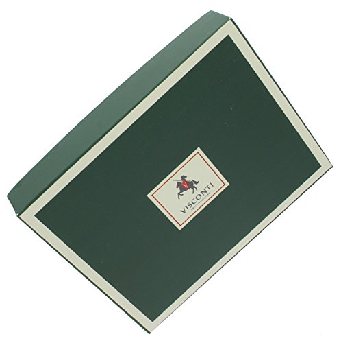 Visconti Monza Leather Tray Coin Purse in Red