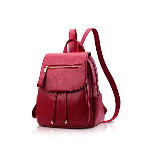 Nicole&Doris Mini Fashion Backpack - Wine Red