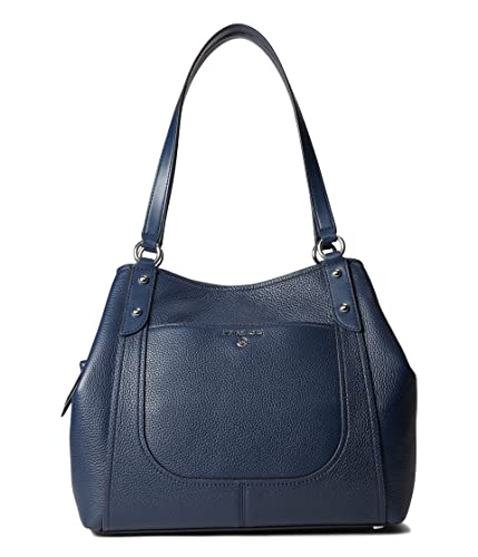 Michael Kors Navy Molly Large Shoulder Tote