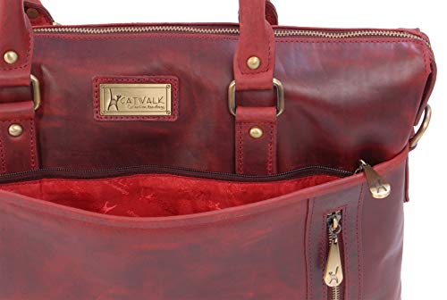 Catwalk Collection Handbags - Ladies Leather Cross Body Bag