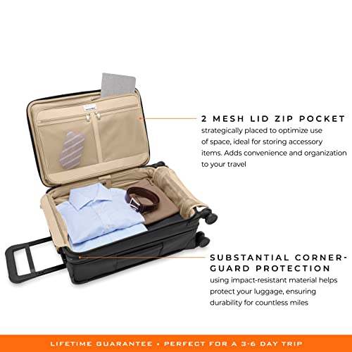 Briggs & Riley Baseline-Spinner in schwarz, Essential Carry-On