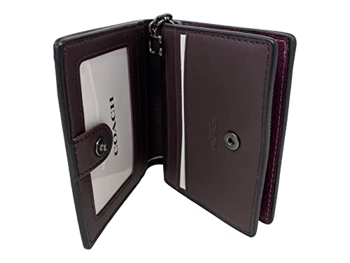 COACH Boysenberry Snap Wallet - Designer Handbag Essential