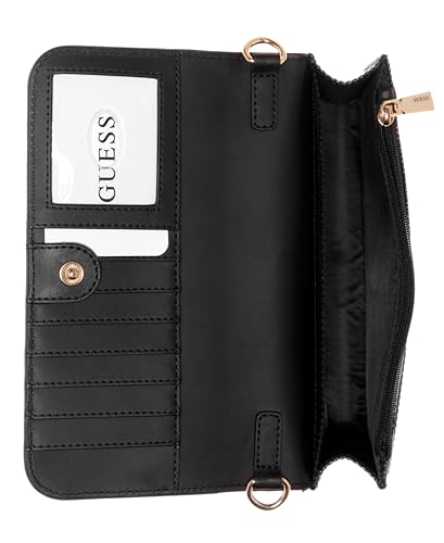 GUESS Noelle Crossbody Organizer Bag, Black Logo
