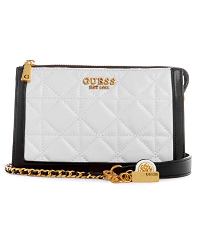 GUESS Abey White Crossbody with Multiple Compartments