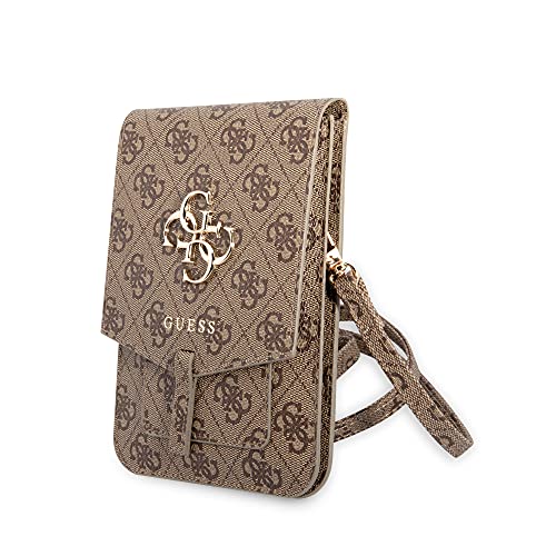 Guess Braun 4G Big Logo Designer Handbag 16x10cm