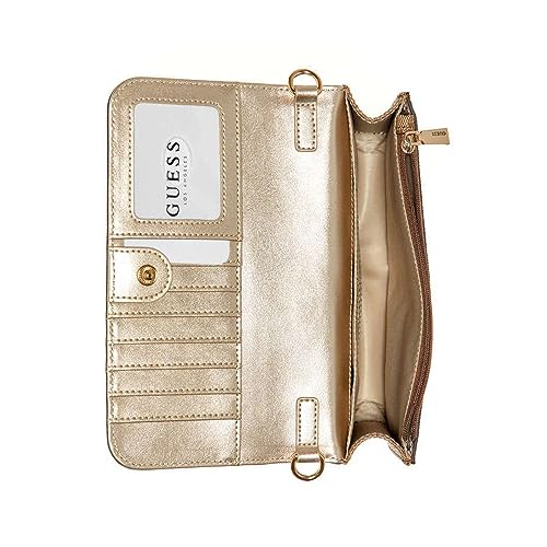 Guess Women Noelle XBODY Flap Organizer Bag Cognac