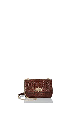BRAHMIN Pecan Melbourne Rosalie Handbag, One Size