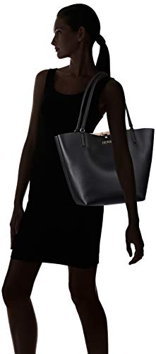 GUESS Damen Alby Toggle Tote in Black/Stone
