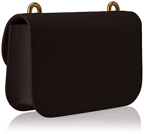 Pinko Love Bell Mini Calf Silk Bag - Brown