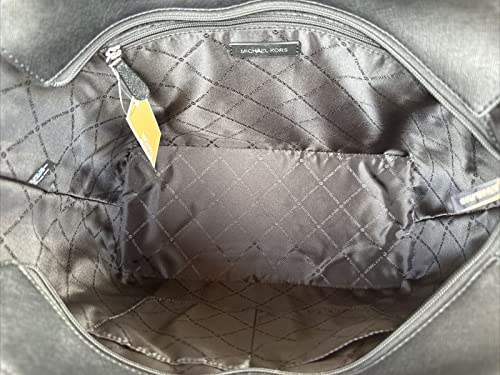 Michael Kors Black Multi Stripe Drawstring Tote with Wristlet