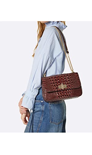 BRAHMIN Pecan Melbourne Rosalie Handbag, One Size
