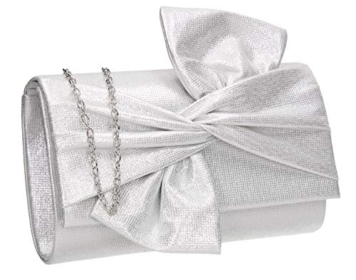 June Bow Style Clutch Bag by SwankySwans