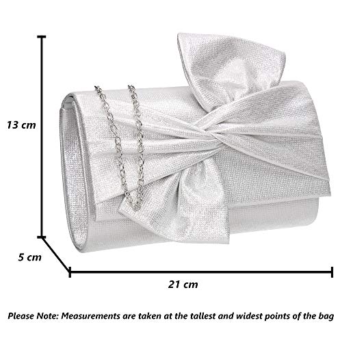 June Bow Style Clutch Bag by SwankySwans