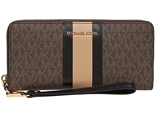 Michael Kors Jet Set Travel Continental Black/Camel One Size