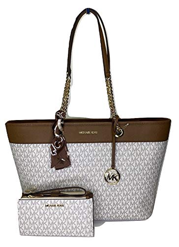 Michael Kors Shania Tote Set with Wallet and Scarf