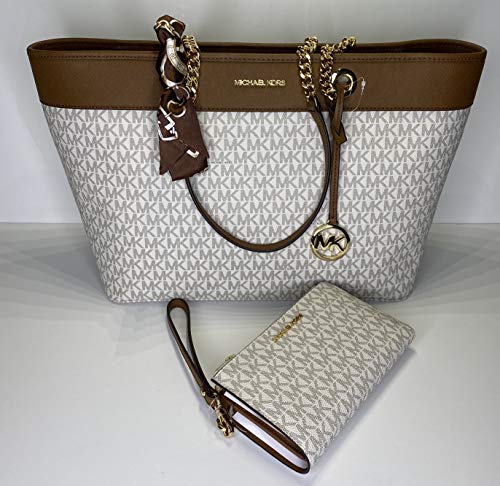 Michael Kors Shania Tote Set with Wallet and Scarf