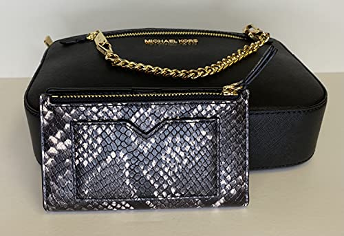Michael Kors Jet Set Crossbody Bag + Wallet (Black/Python)