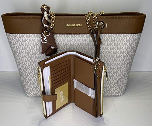 Michael Kors Shania Tote Set with Wallet and Scarf