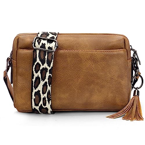 JANZORE Women's Multi-Purpose Designer Leather Crossbody Bag