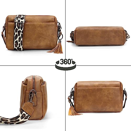 JANZORE Women's Multi-Purpose Designer Leather Crossbody Bag