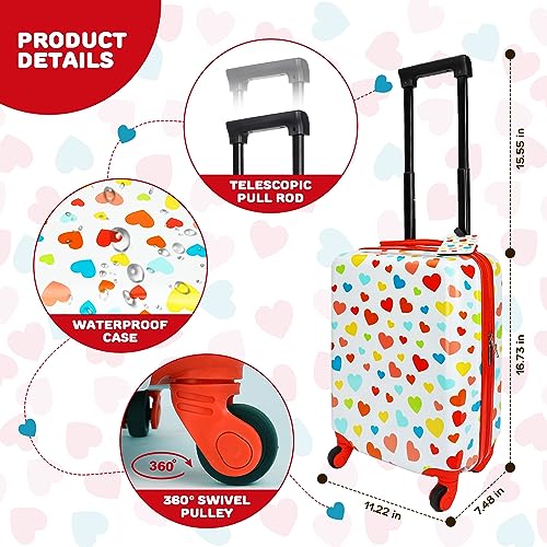 Girls Designer Handbags: 3-Piece Set with Wheels