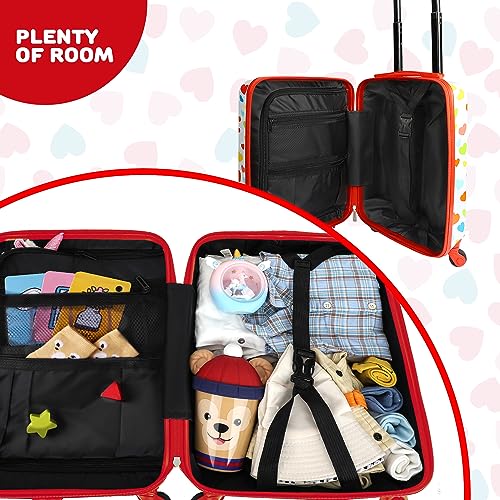 Girls Designer Handbags: 3-Piece Set with Wheels
