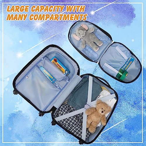 Space Theme Kids Hardshell Suitcase with Wheels