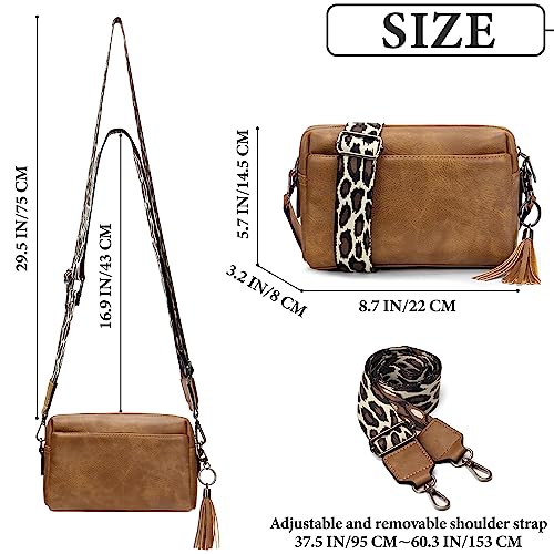 JANZORE Women's Multi-Purpose Designer Leather Crossbody Bag